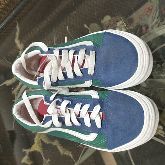 Vans Old Skool suede shoes kids size 3 - Picture 3 of 6